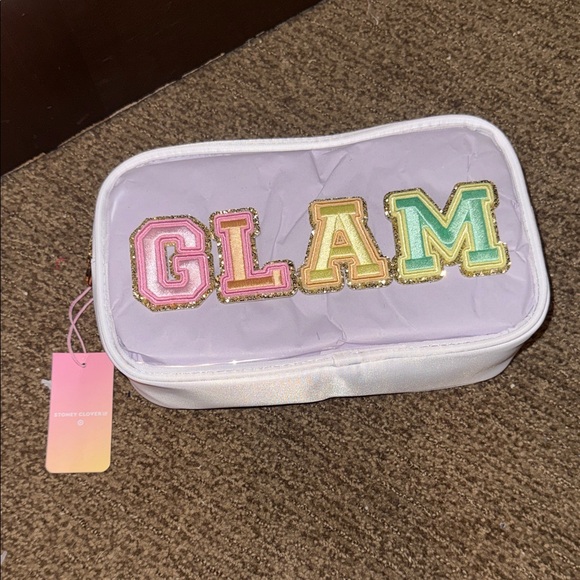 Stoney Clover Lane Handbags - NWT Stoney Clover Lane x Target GLAM Pouch - Lavender with Multi-Color Letters